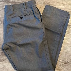 Indochino grey dress pants, men’s 28x28
